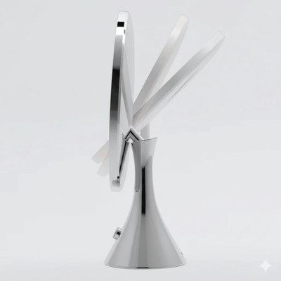 LumiGlam Pro Cosmetic Vanity Mirror in Chrome