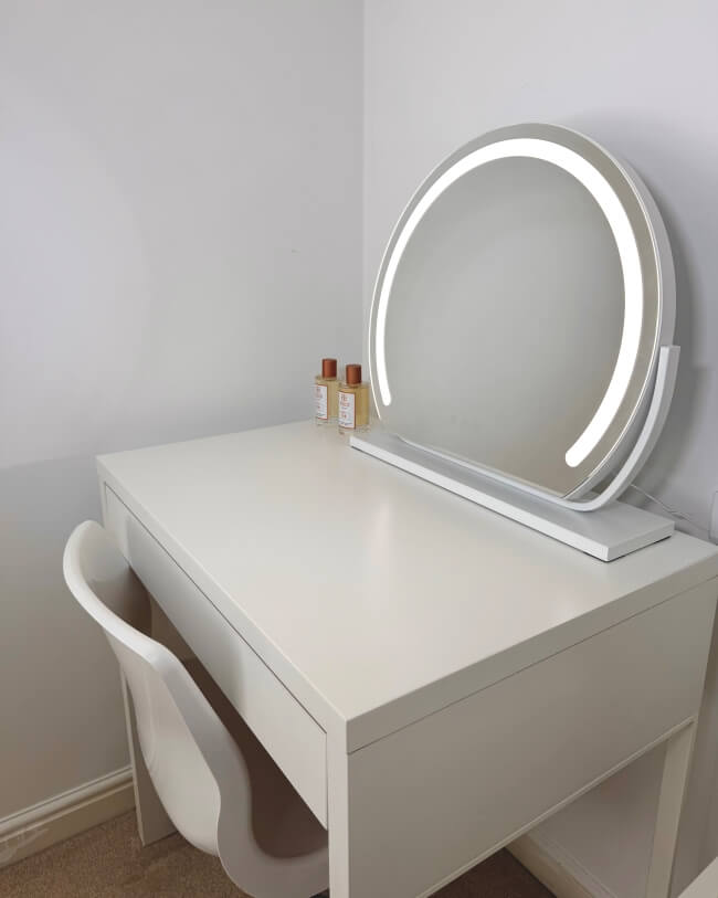 Mila LED Vanity Mirror White
