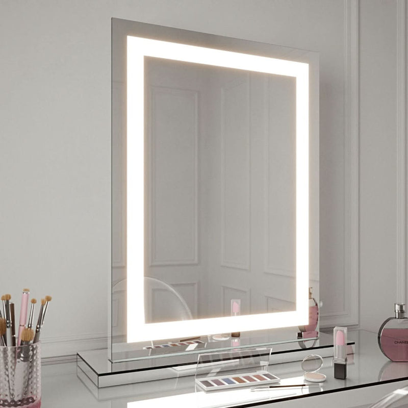 modern portrait dressing table mirror illuminated led