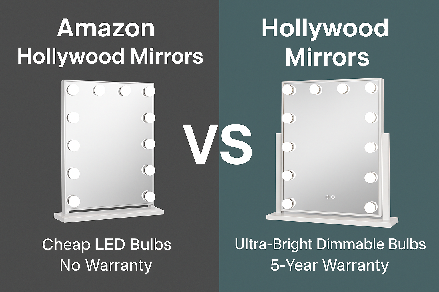 Hollywood Mirrors on Amazon | Official Brand vs Copycats - hollywood ...