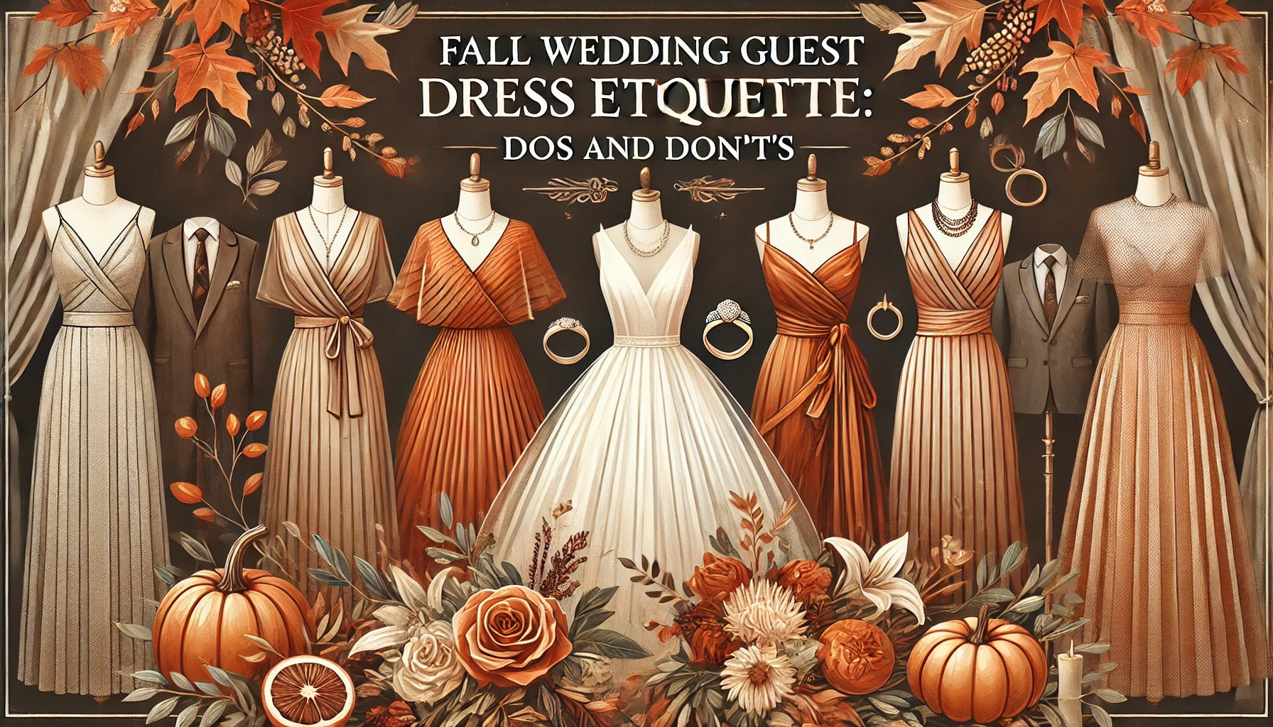 Fall Wedding Guest Dress Etiquette: Dos and Don'ts