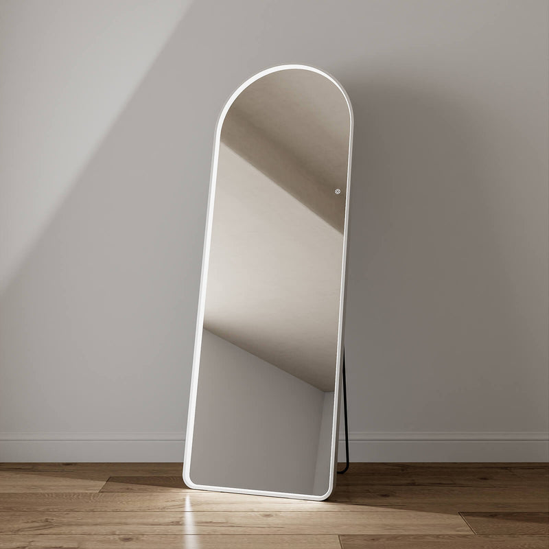 Pre Order Mid June Sophia Full Length Arch Mirror White Frame