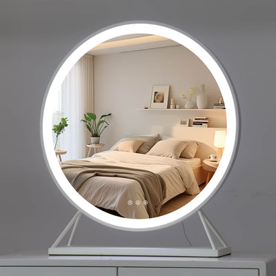 PRE ORDER Mid JUNE Marilyn Round Hollywood Mirror White 60x63cm