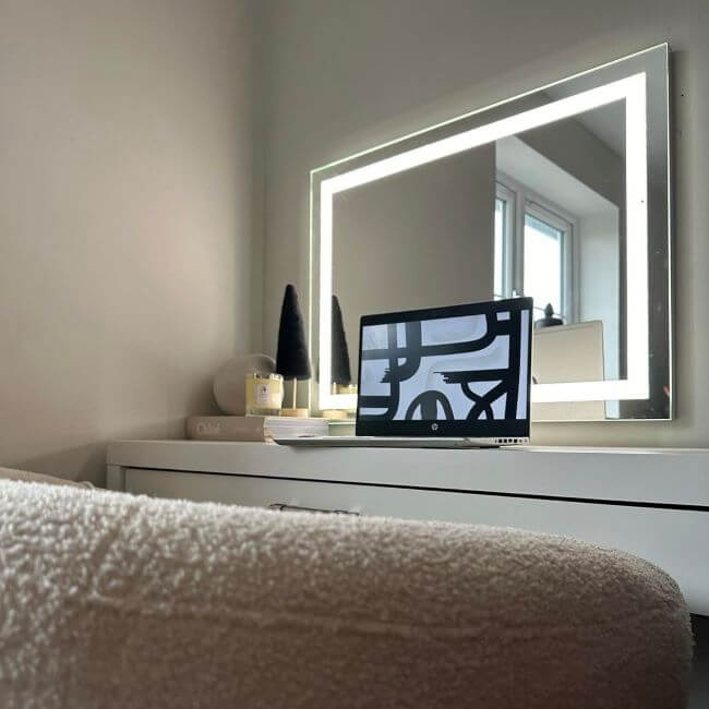 Crystal Pro Mirror 80 x 60cm hollywood mirrors