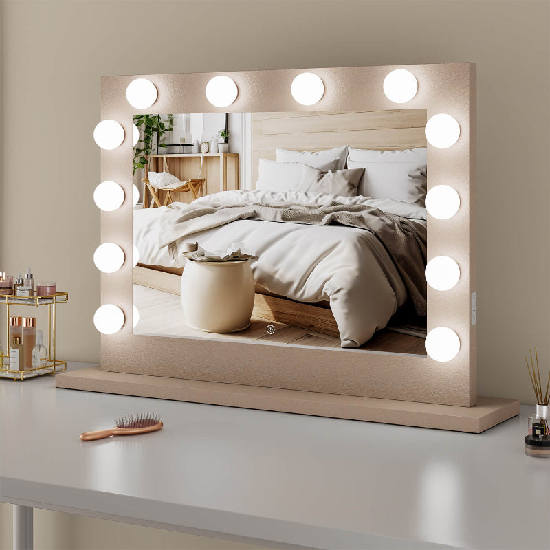 Pre Order End of July Jolie Gold Hollywood Mirror 80 x 60cm