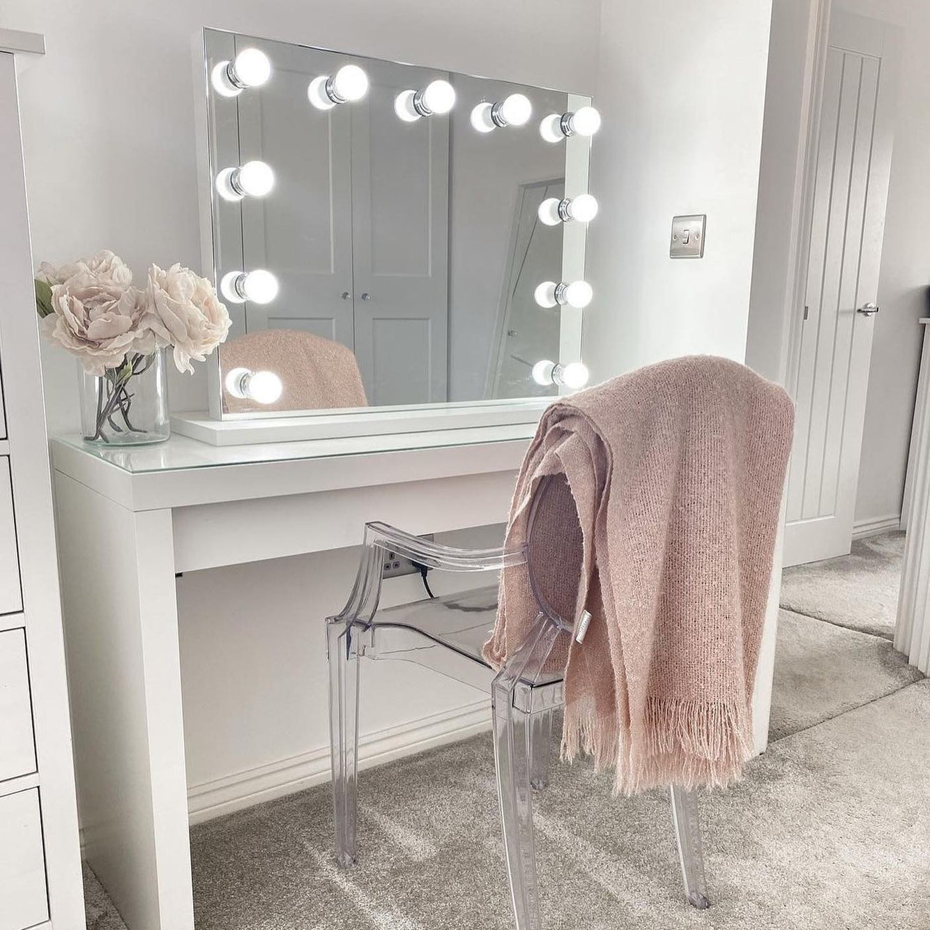 Hollywood Mirror Vanity Make Up Mirror with Lights LED Dressing Table Mirror