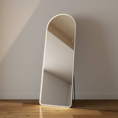 Pre Order Mid June Sophia Full Length Arch Mirror White Frame