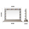 Pre Order End of July Jolie Gold Hollywood Mirror 80 x 60cm