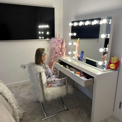 Scarlett Large Hollywood Mirror 100x70cm