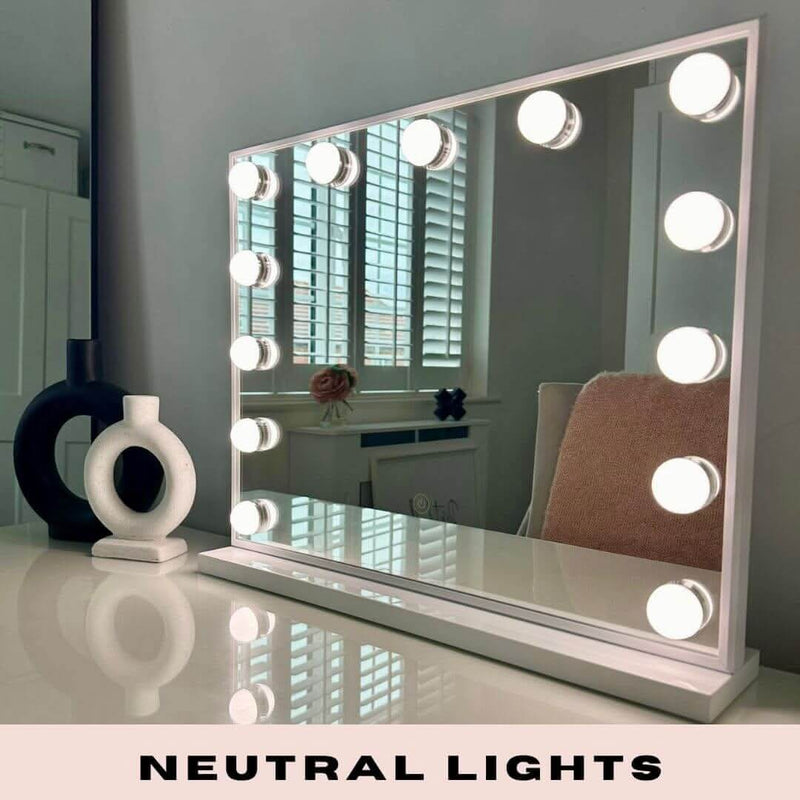 Margot Hollywood Mirror 50 × 42 cm Affordable LED Vanity Mirror — free download
