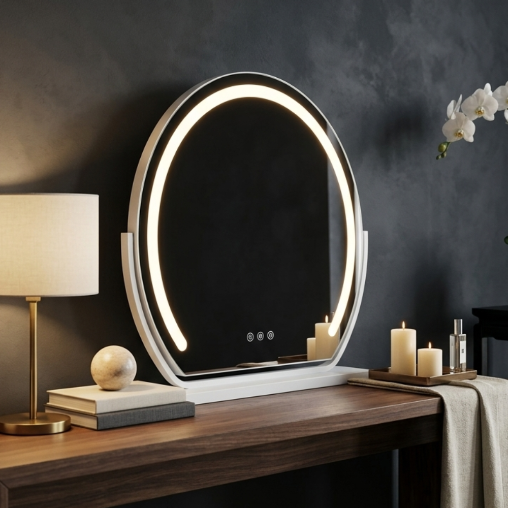 Pre Order Due 5th May - Mila LED Vanity Mirror White