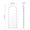 Angelina Hollywood Mirror 160x60cm with 20 LED bulbs, dimmable, and 3 color modes for studio-worthy makeup lighting.