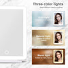 LED Compact Travel Makeup Mirror White 20cm x 13.5cm
