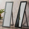 Angled Luna Mirror-Cheval Black