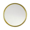 Eindhoven Brass Round Large Mirror- 2