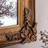 Hand Crafted Wood Framed Mirror-Gold