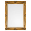 Hand Crafted Wood Framed Mirror-Gold