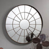 Large Round Chic Window Mirror