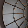 Large Round Chic Window Mirror