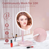 Cosmetic Makeup Mirror Pink Diameter 20cm