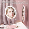 Cosmetic Makeup Mirror Pink Diameter 20cm