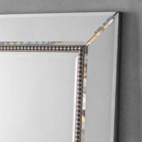 Regent Rectangular Beaded Mirror hollywood mirrors
